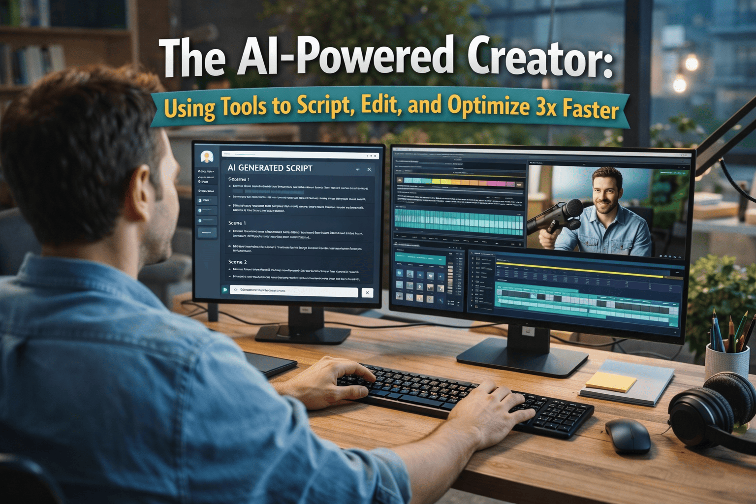 The AI-Powered Creator: Using Tools to Script, Edit, and Optimize 3x Faster