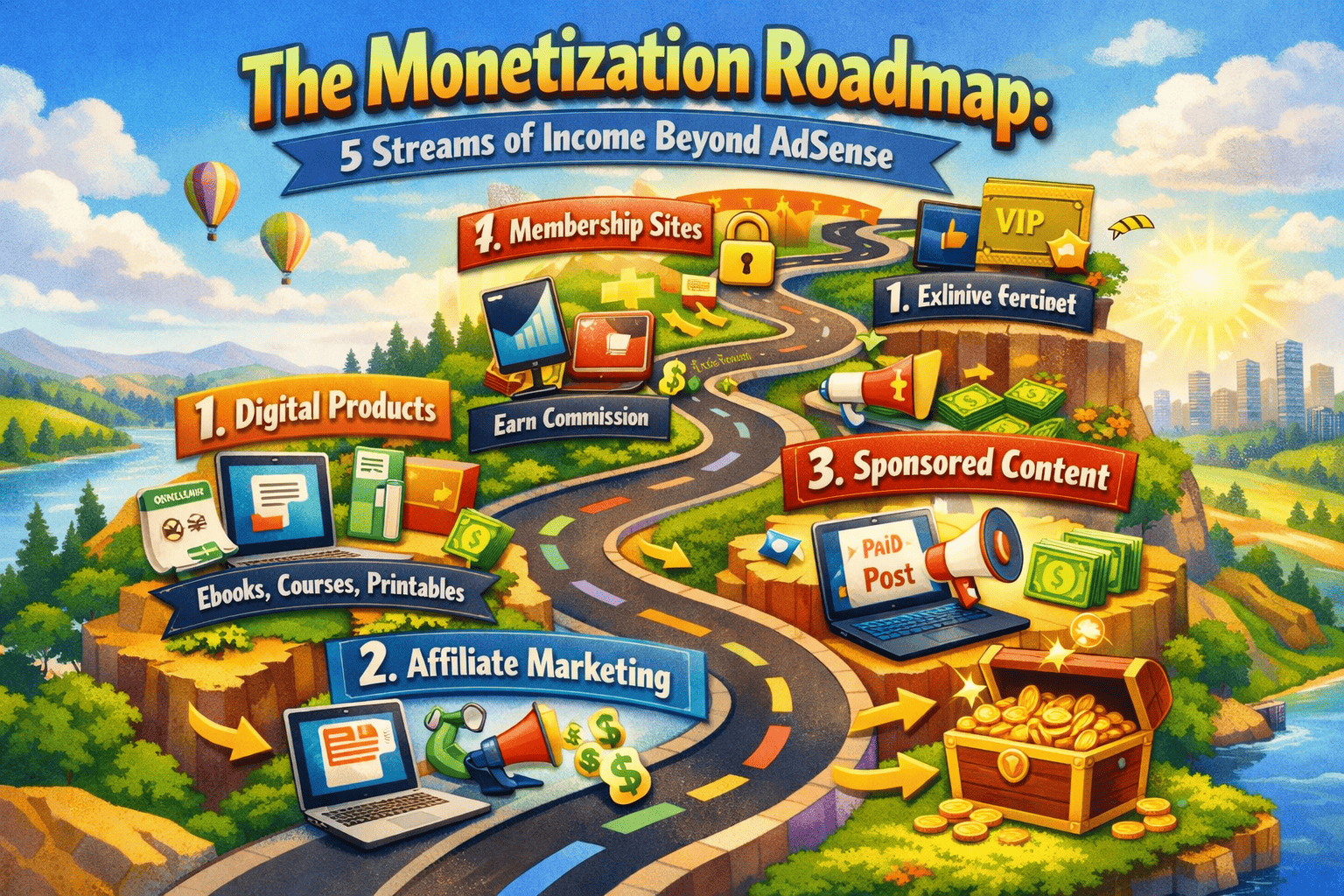 The Monetization Roadmap: 5 Streams of Income Beyond AdSense