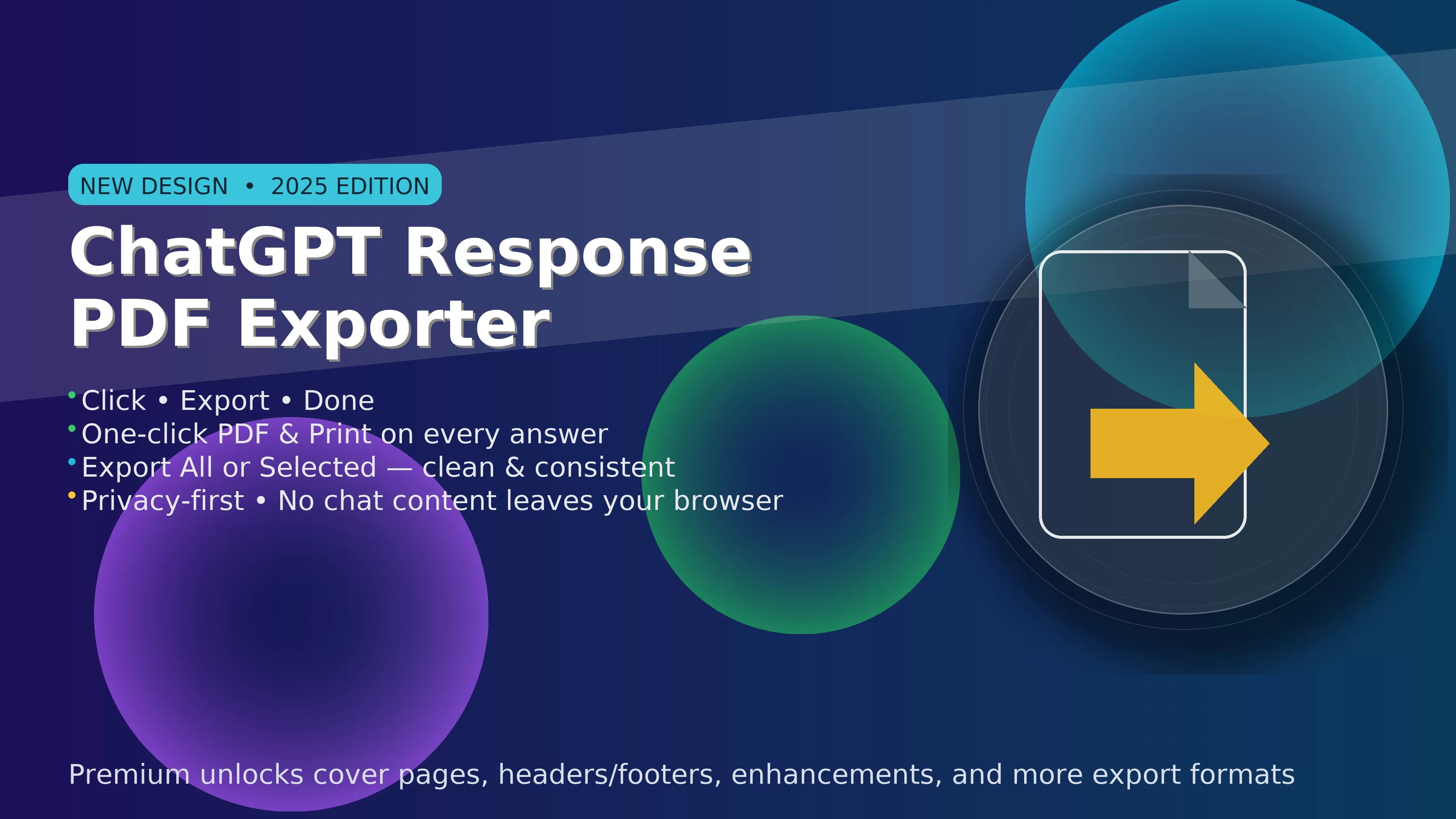 ChatGPT Response PDF Exporter